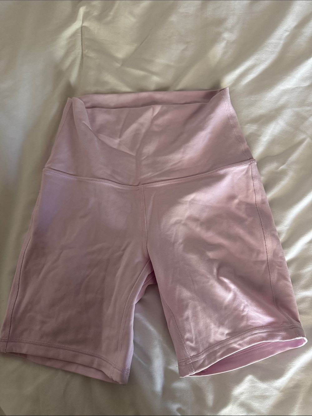 Lululemon High-Waist Pink Biker Shorts -Unused